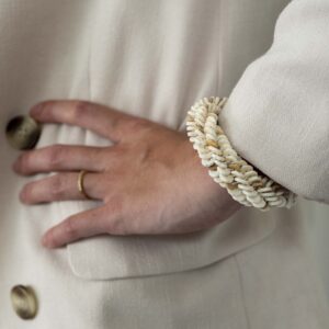 Handgemaakte armband Ivory Sand
