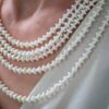 Vijfdubbele ketting Ivory
