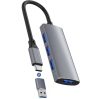 USB C Adapter – 4 in 1 – 4x USB 3.0 – Inclusief converter