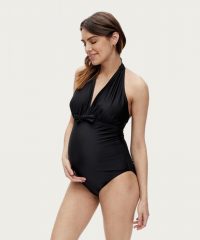 Mamalicious ZwangerschapsBadpak MLPage Halter Zwart