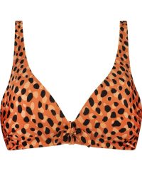 Beachlife Top-bikini Foam+wired Leopard Spots