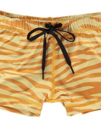 UV Strakke Zwembroek Kinderen - Golden Tiger Goudgeel