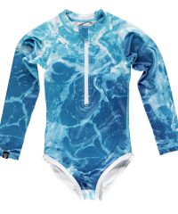 UV Zwemkleding Kinderen Meisjes Zwempak Met Lange Mouwen - Save Our Seas Plastic Soup Foundation