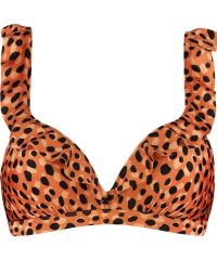 Beachlife Top-bikini Foam+wired Leopard Spots