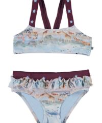 Molo! Meisjes Bikini - Maat 116 - All Over Print - Polyester/nylon/elasthan