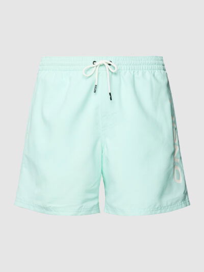Zwembroek met labelprint, model 'Cali'