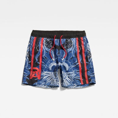 Dirik Jellyfish Allover Zwemshort - Meerkleurig - Heren