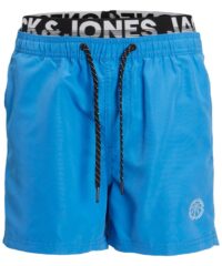Jack & Jones! Jongens Zwemshort - Maat 164 - Blauw - Polyester