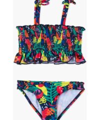 Losan! Meisjes Bikini - Maat 122 - All Over Print - Polyester/elasthan