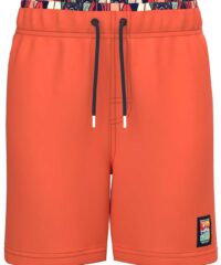 Name It! Jongens Zwemshort - Maat 110 - Oranje - Polyester