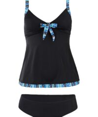 Tankini (2-dlg. set) met gerecycled polyamide