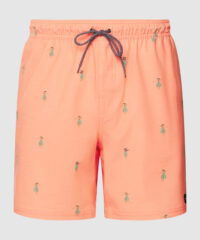 Zwembroek met all-over motiefprint, model 'HULA BEACH VOLLEY'