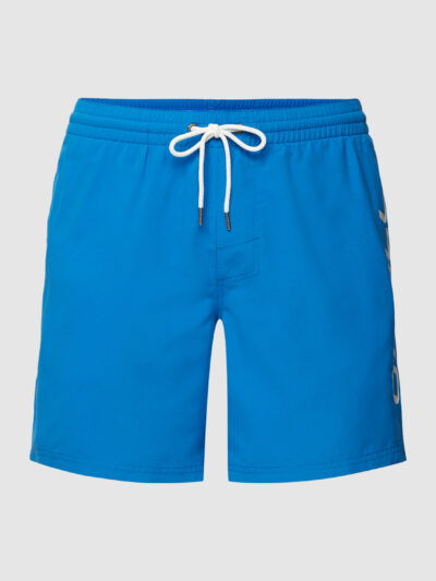 Zwembroek met labelprint, model 'Cali'