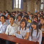 Student Choir at Christ the King Cathedral, Nhatrang