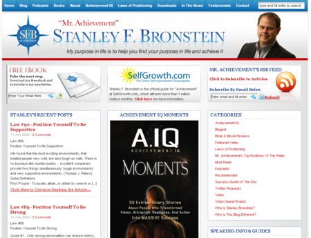 Stanley Bronstein Mr. Achievement