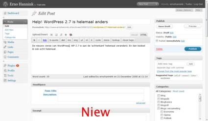 WordPress 2.7