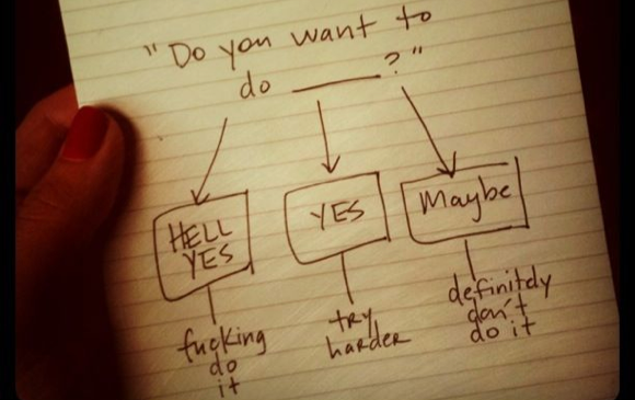 How to make decisions - Amber Rae Hell YEAH Derek Sivers