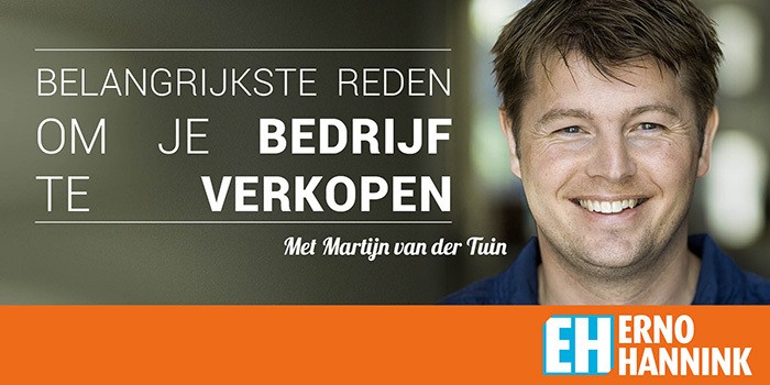 bedrijf verkopen Martijn van der Tuin