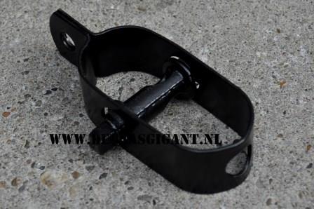 Draadspanner nr 4 zwart gecoat 120 mm. | De Gaasgigant draadspanners