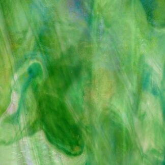 iriserend groen glas