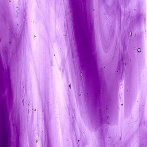 Violet op helder blank glas