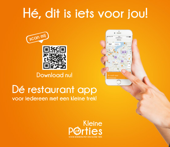 KleinePorties lanceert nieuwe restaurant app