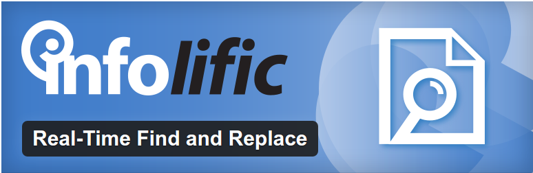 Real-Time Find and Replace Set up find and replace rules that are executed AFTER a page is generated by WordPress