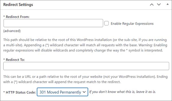 Redirect instellen in WordPress met plugin.