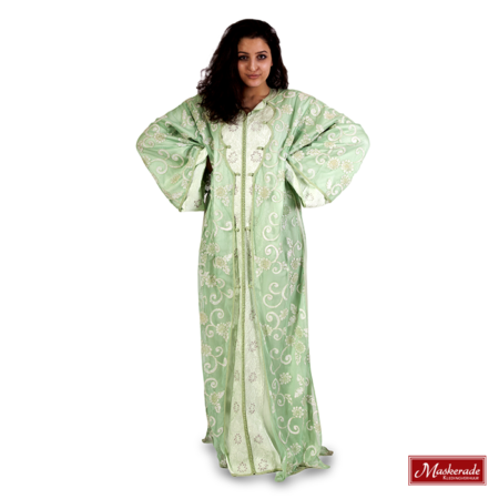Arabisch kostuum mintgroene jurk