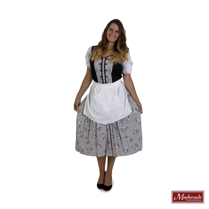 Grijze Tiroler jurk
