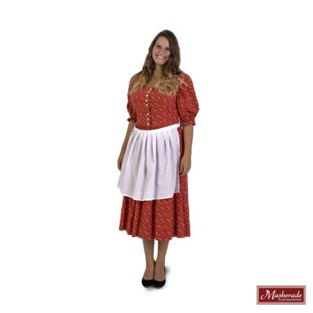 Oranje Tiroler jurk