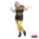Zwarte glittertop met  pailletten