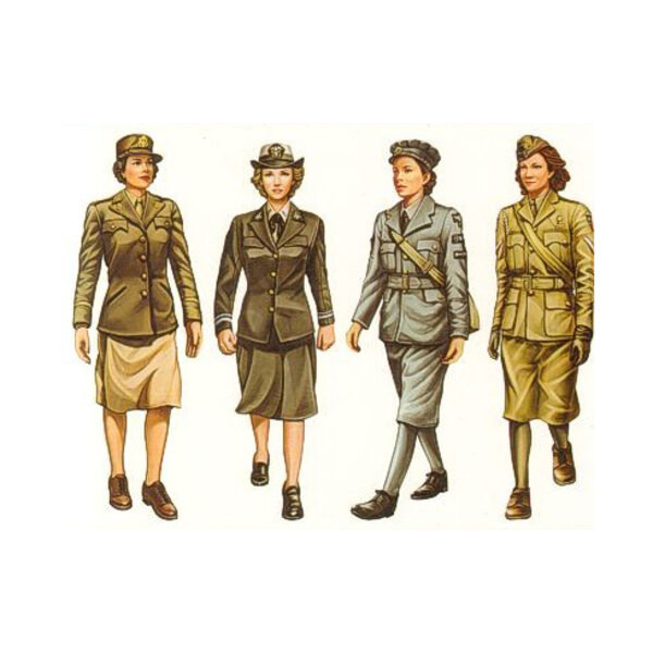 bronco 135 wwii allied female soldier set 2