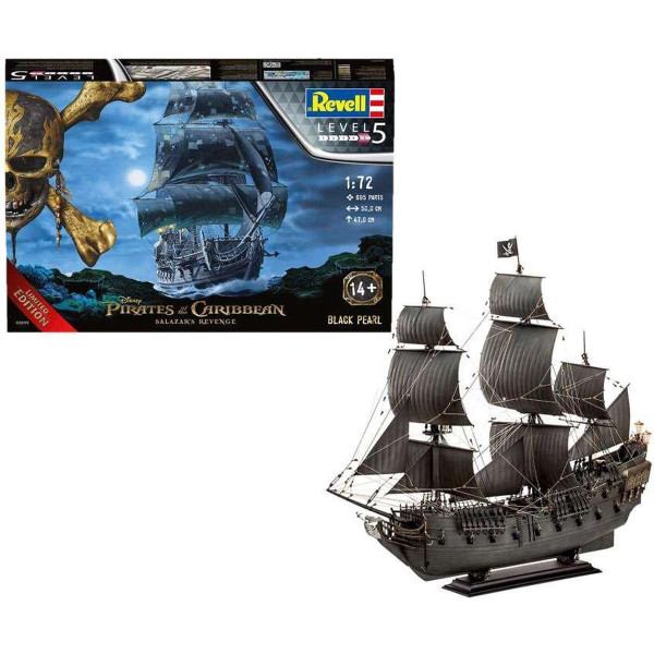 revell black pearl 1 72 zeilboot pirates of the carrabean