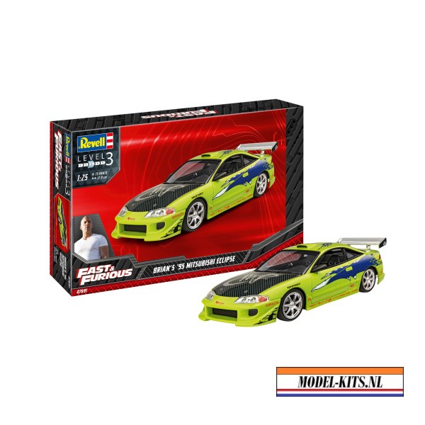revell 1 24 fast and furious brian 1995 mitsubishi eclipse