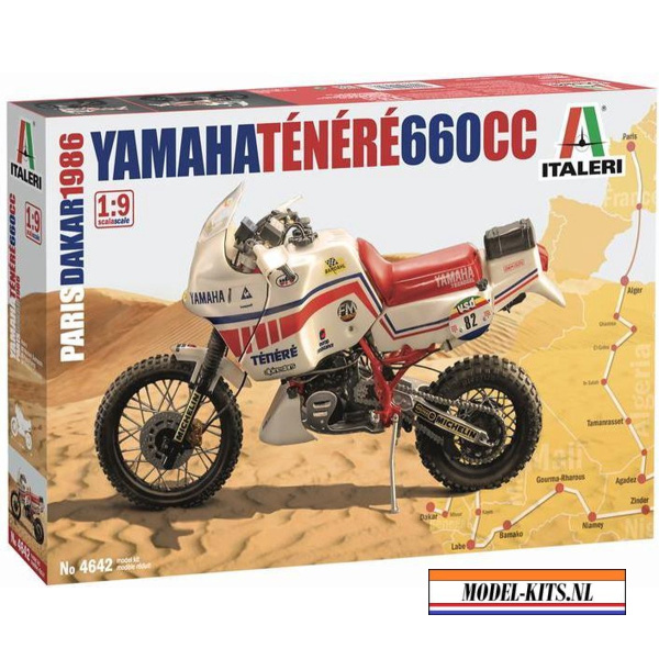 italeri 1 9 yamaha tenere 660cc 1986