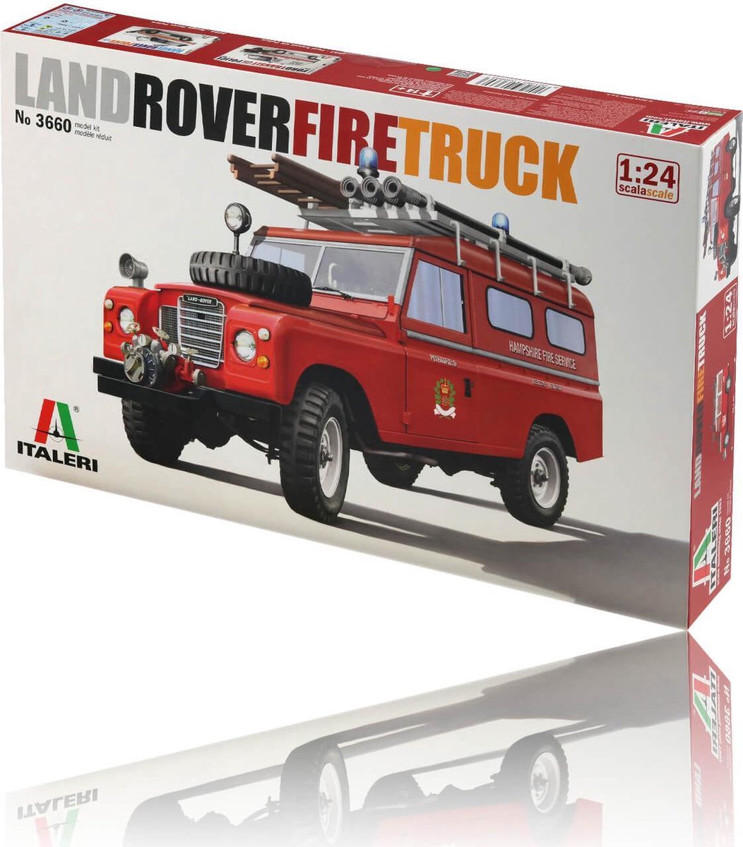 italeri land rover firetruck 8