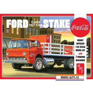 amt 1 25 ford c600 stake bed w coca cola machines