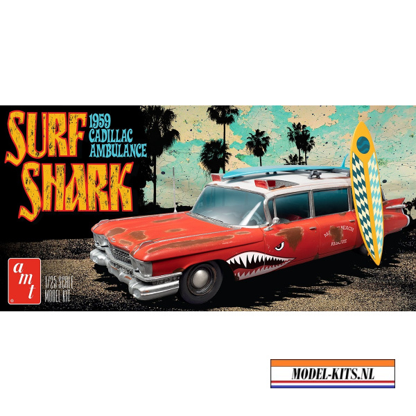 surf shark 1959 cadillac ambulance