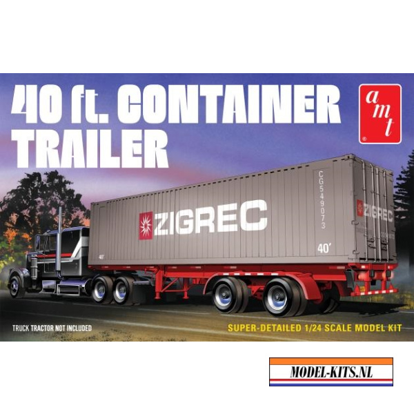 40 semi container trailer