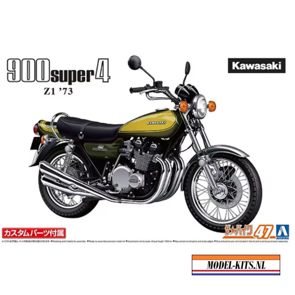 kawasaki z1 900 super4 73 with custom parts
