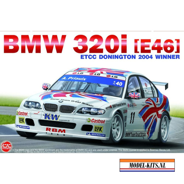 white bmw 320i e46 etcc donington 2004 winner 2