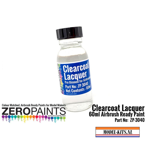 clearcoat lacquer 60ml pre thinned ready for airbrushing