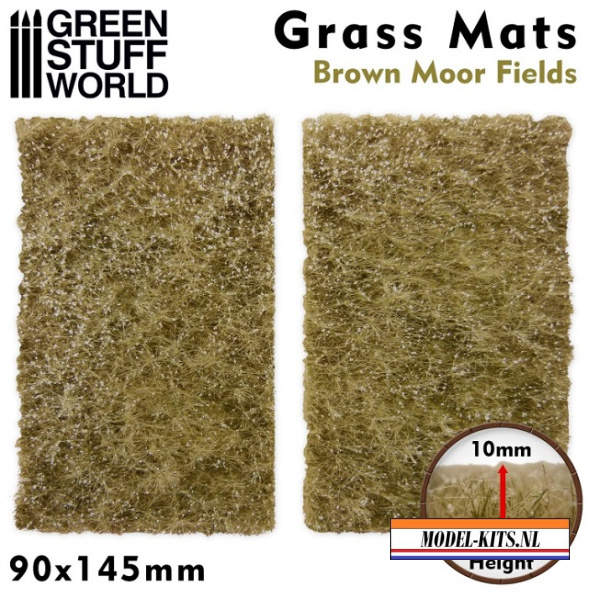 grass mats brown moor fields