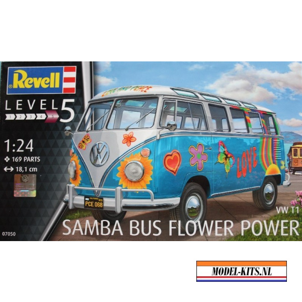 volkswagen t1 samba bus flower power