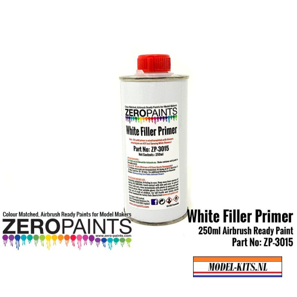 white airbrushing primer micro filler 250ml
