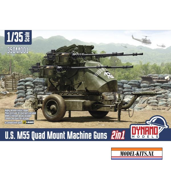 U.S. M55 QUAD MOUNT MACHINE GUNS