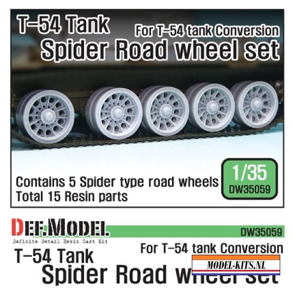 T 54 SPIDER ROAD WHEEL SET