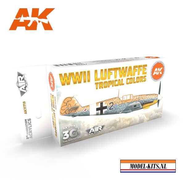 WWII LUFTWAFFE TROPICAL COLORS SET 3G