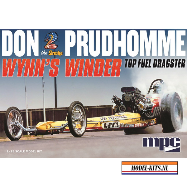 MPC921 12 Don Snake Prudhomme Wynns Winder Dragster packaging li